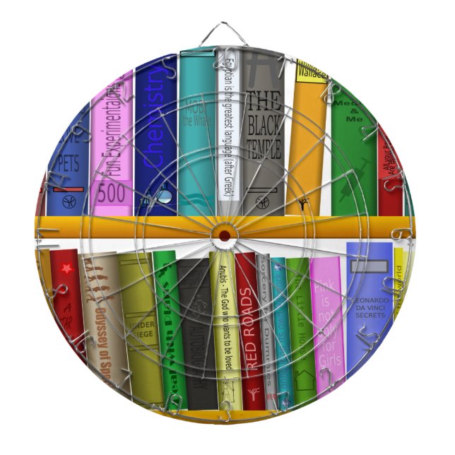 Bibliothek Dartscheibe (vorne)