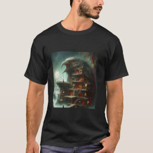Bibliothek der Fantasie-Vogelhäuser T-Shirt