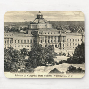 Bibliothek des Kongresses, Washington DC, 1912 Vin Mousepad