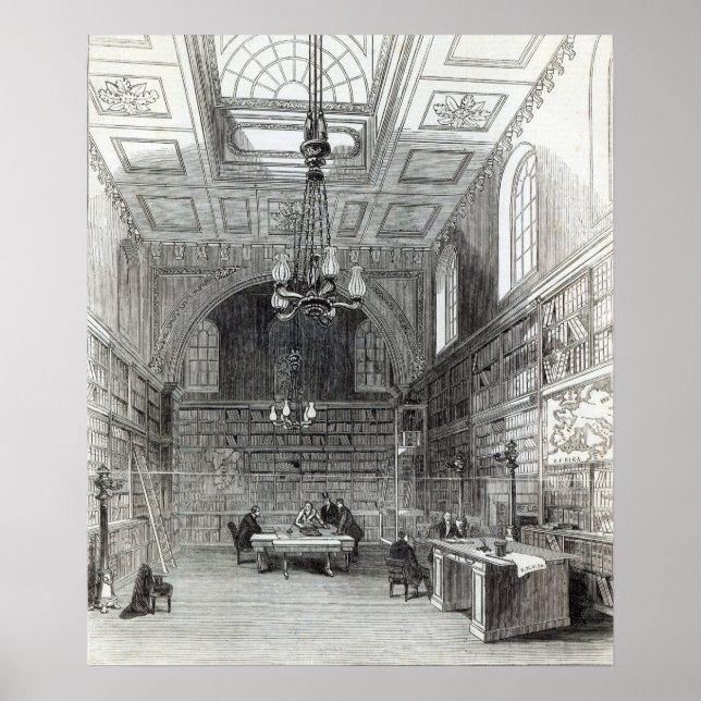 Bibliothek des Oberhauses Poster (Vorne)
