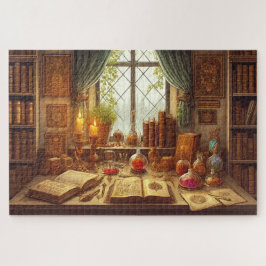 Bibliothek des Zauberers Mystische Studie Fantasy