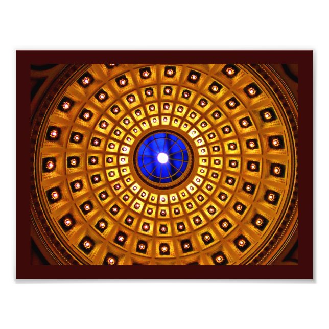 Bibliothek Dome Milwaukee Fotodruck (Vorne)