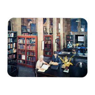 Bibliothek, Doylestown, PA Vintag Magnet