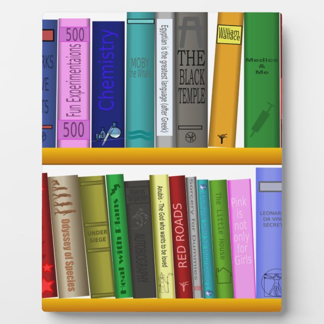 Bibliothek Fotoplatte (Vorderseite)