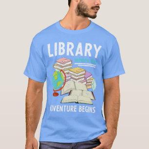 Bibliothek Funny Book Lover Reading Bibliothekar T-Shirt
