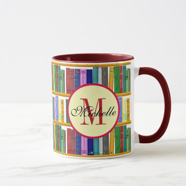 Bibliothek für Genie. Bücher für clevere Schüler Tasse (Rechts)
