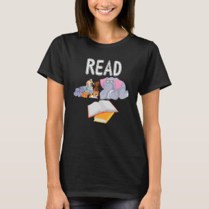 Bibliothek für Lehrer Lesen des Buches Club Piggie T-Shirt