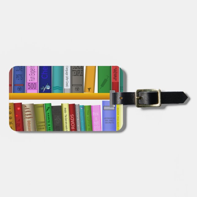 Bibliothek Gepäckanhänger (Vorderseite horizontal)