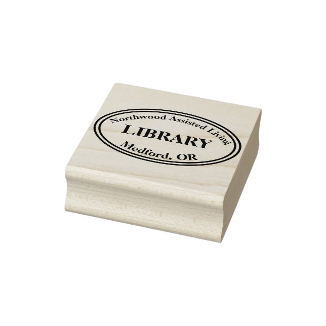Bibliothek Gummistempel (Stempel)