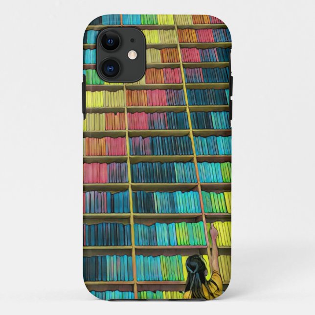 Bibliothek Liebhaber Geschenk Case-Mate iPhone Hülle (Rückseite)