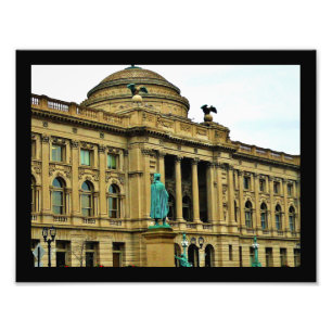 Bibliothek Milwaukee Fotodruck