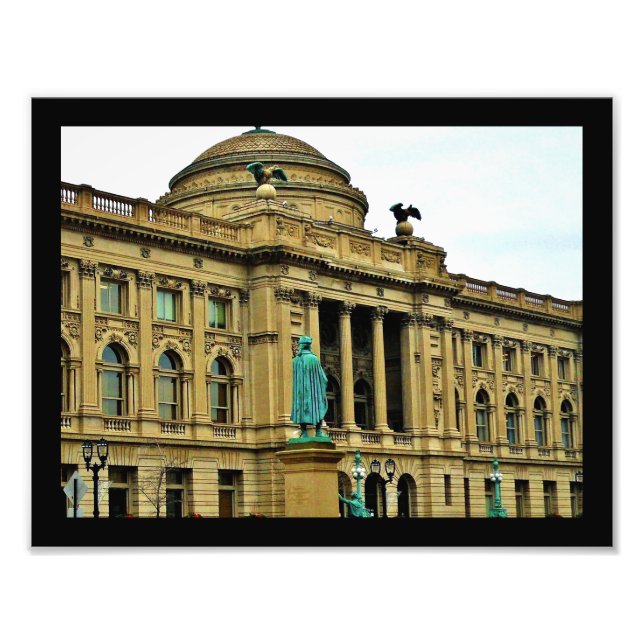 Bibliothek Milwaukee Fotodruck (Vorne)