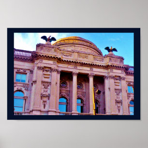 Bibliothek Milwaukee Poster