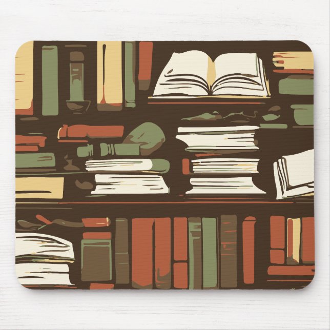 Bibliothek Mousepad (Vorne)