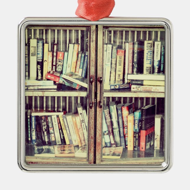 Bibliothek Ornament Aus Metall (Vorne)