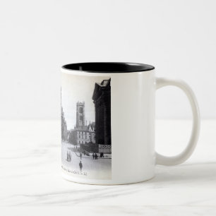 Bibliothek Saint-Genevieve, Paris Frankreich 1905  Zweifarbige Tasse