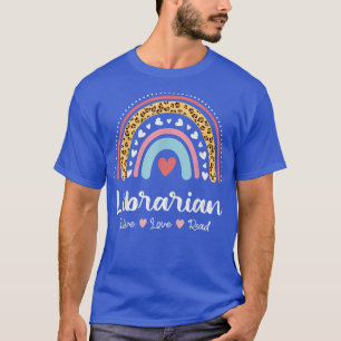 Bibliothek Squad Book Lover Rainbow Niedlich Li T-Shirt