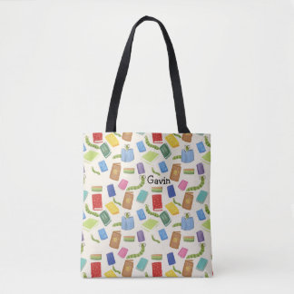 Bibliothek Totbeutel Personalisiertes Niedliches D Tasche