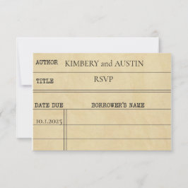 Bibliothek | UAWG Response Card RSVP Karte