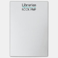Bibliothekar-alias Buch-Zuhälter-Notizblock