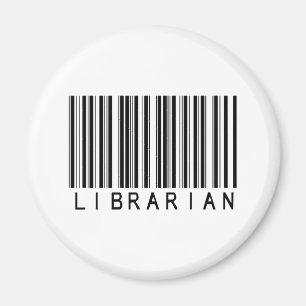 Bibliothekar-Bar-Code Magnet