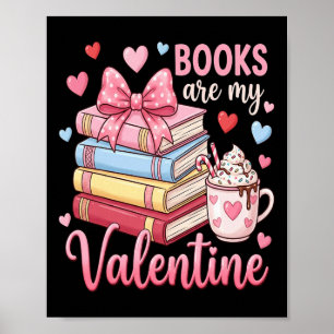 Bibliothekar Bücher sind mein Valentin Lehrer Vale Poster