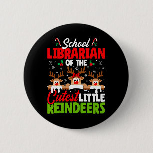 Bibliothekar der Niedlichen Weihnachtsschule für R Button