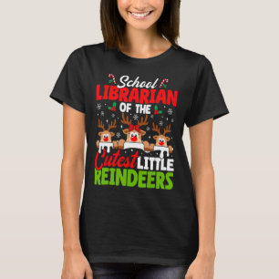 Bibliothekar der Niedlichen Weihnachtsschule für R T-Shirt
