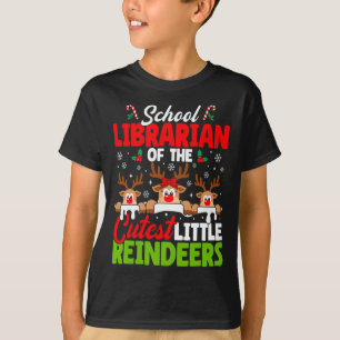 Bibliothekar der Niedlichen Weihnachtsschule für R T-Shirt