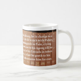 Bibliothekar-Fluch Kaffeetasse