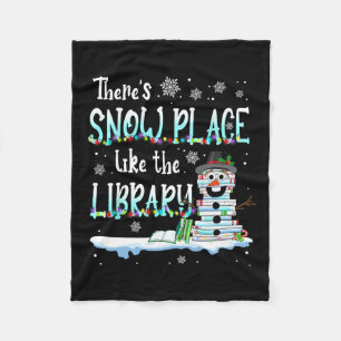 Bibliothekar gibt es einen Schneeplatz wie die Bib Fleecedecke
