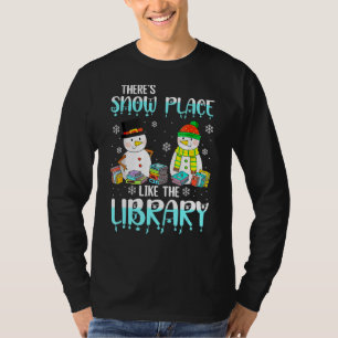 Bibliothekar gibt es einen Schneeplatz wie die Bib T-Shirt