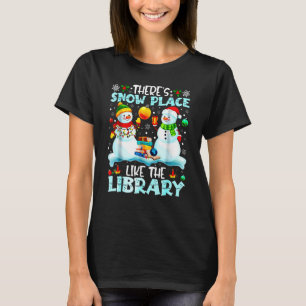 Bibliothekar gibt es einen Schneeplatz wie die Bib T-Shirt