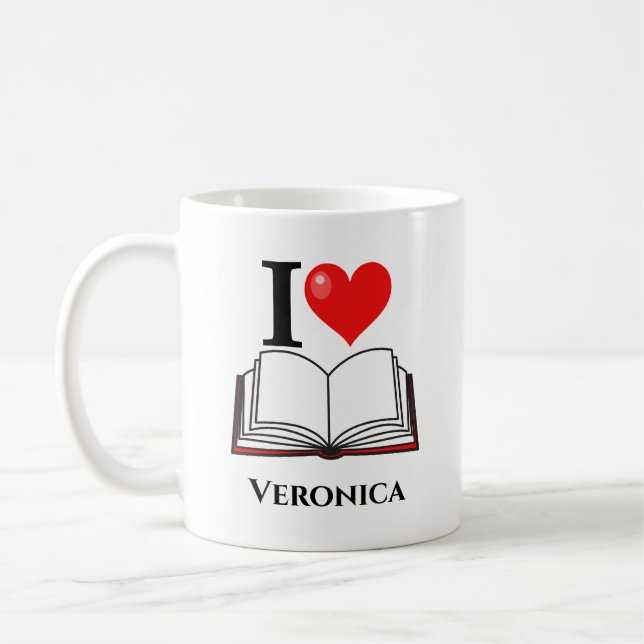 Bibliothekar I Liebe Hörbücher Buch Nerd Kaffeetasse (Links)