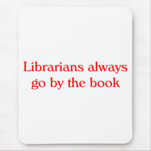 Bibliothekar-Mausunterlage Mousepad