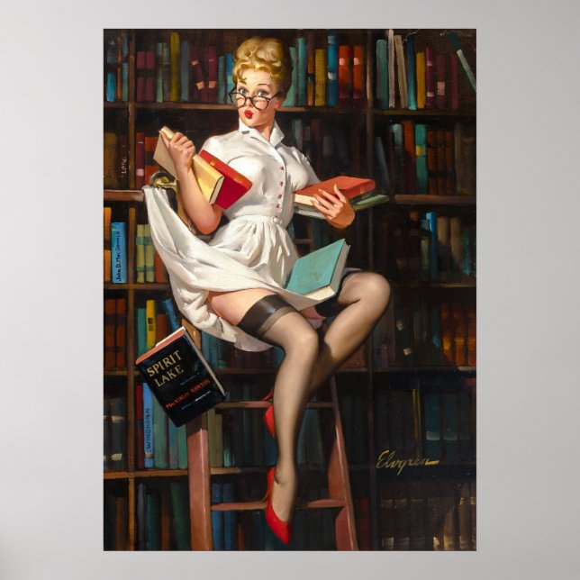 Bibliothekar Poster (Vorne)