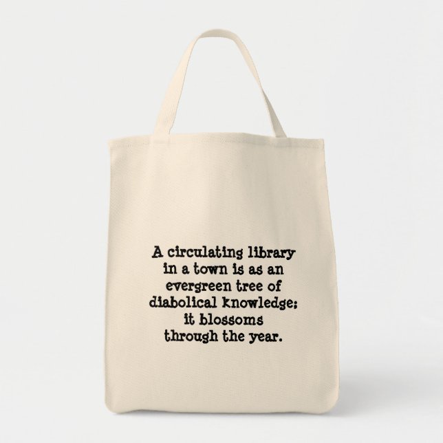 Bibliothekar-Tasche Tragetasche (Vorne)