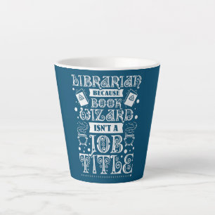 Bibliothekar, weil der Buchassistent kein Jobtitel Milchtasse
