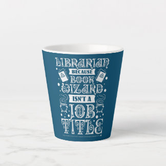 Bibliothekar, weil der Buchassistent kein Jobtitel Milchtasse