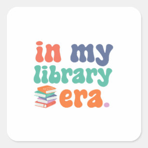 Bibliothekära Quadratischer Aufkleber