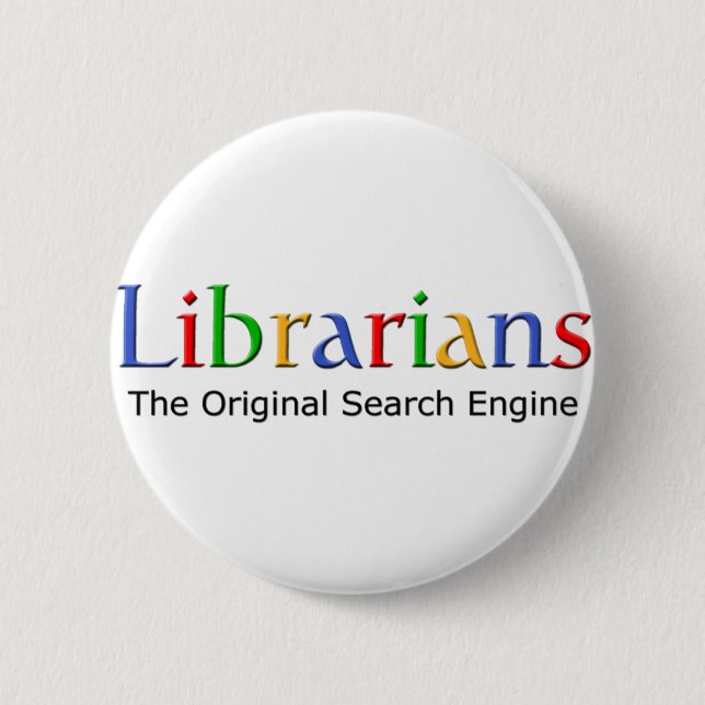 Bibliothekare - die ursprüngliche Suchmaschine Button (Vorderseite)
