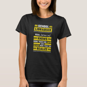 Bibliothekare für Frauen T-Shirt
