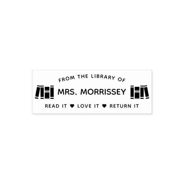 Bibliothekare lesen es Liebe Es gibt es Personalis Permastempel (Design)