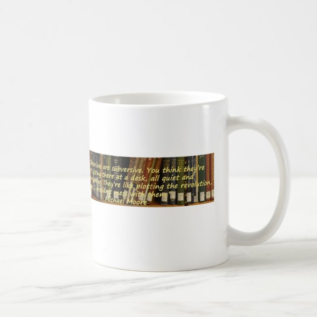 Bibliothekare sind subversive kaffeetasse (Rechts)