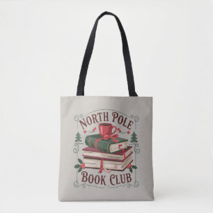 Bibliothekarin des North Pole Book Clubs Büchernär Tasche