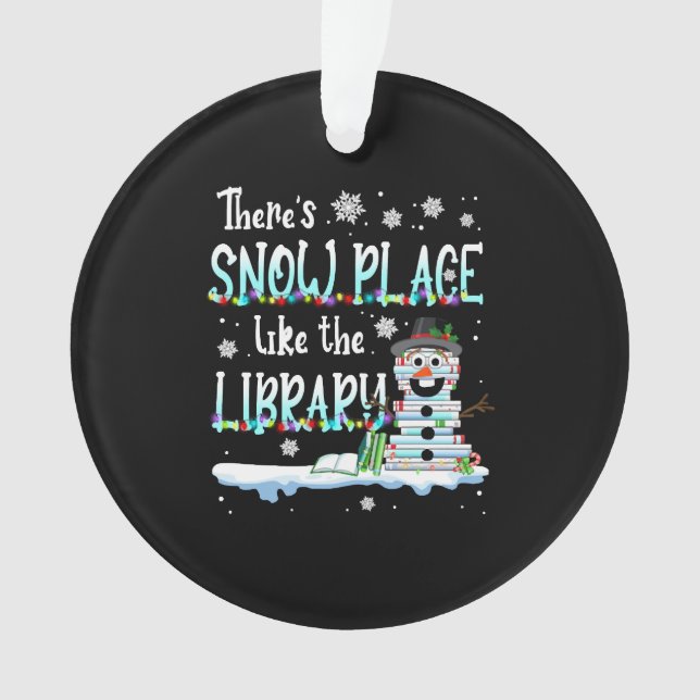 Bibliothekarisch gibt es Schneeplätze wie die Bibl Ornament (Vorderseite)