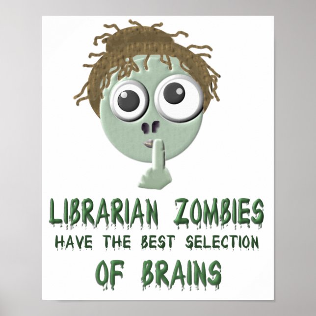 Bibliothekarische Zombies - Poster (Vorne)