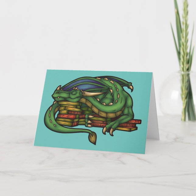 BibliothekDrache Karte (Vorderseite)