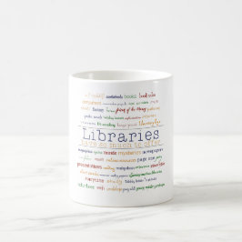 Bibliotheken Kaffeetasse