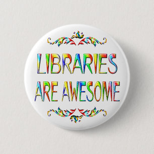 Bibliotheken sind fantastisch button